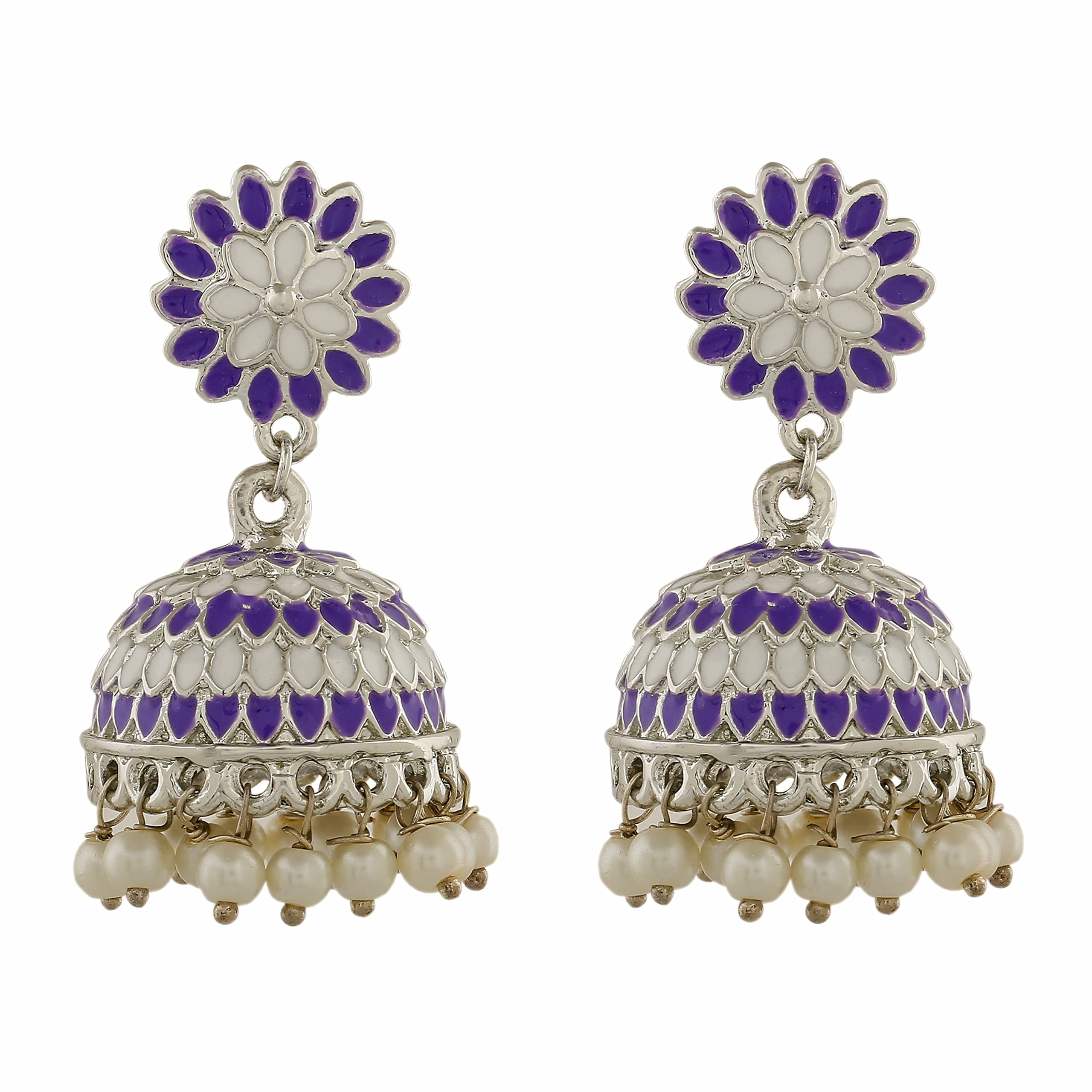 Estele Fancy & Traditional Meenakari Jhumki Earrings Collections for Girls & Womens (B0BT9TPKP7) Amazon Price History, Amazon Price Tracker