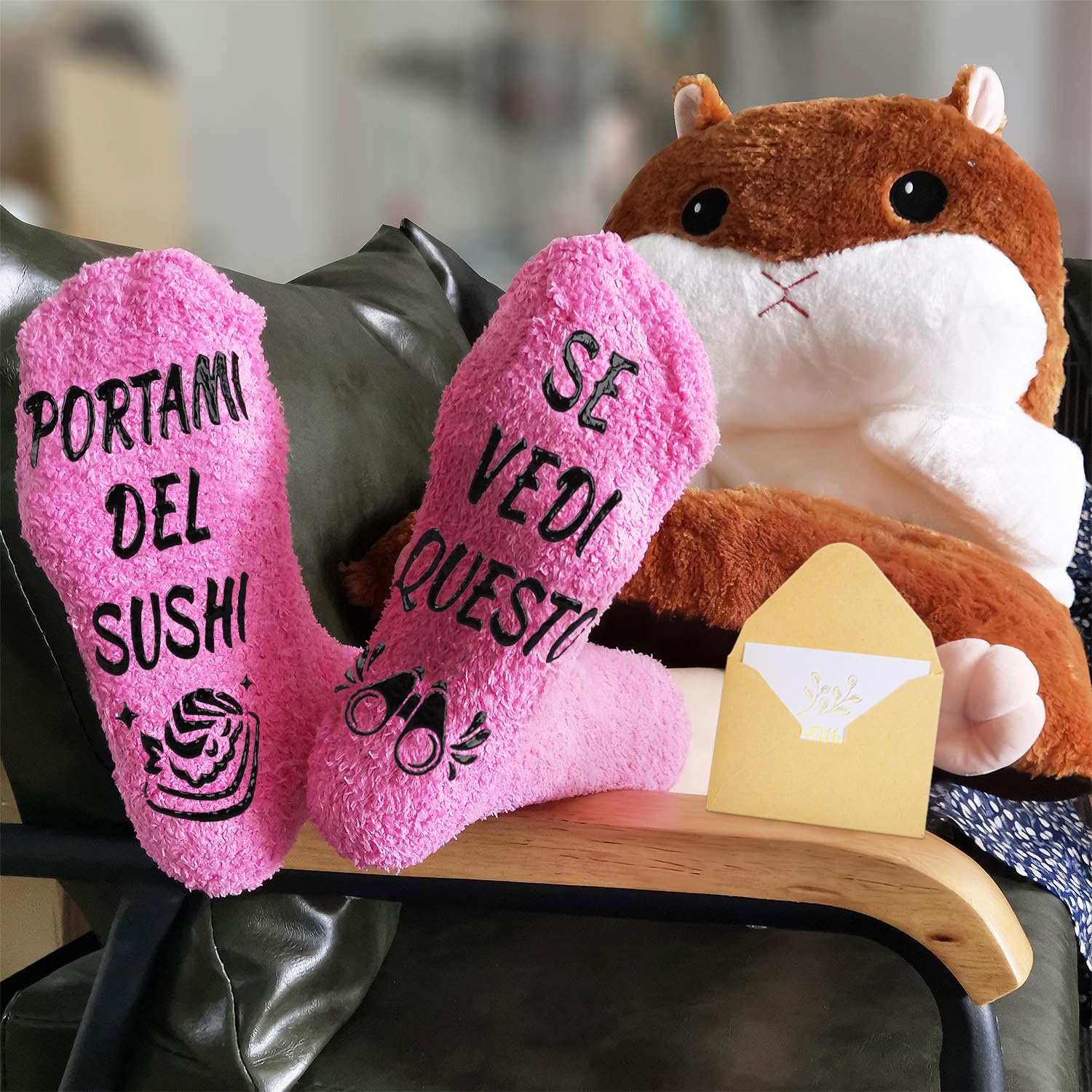 iZoeL Calzini Uomo Donna Calzini Divertenti/Fantasia/Natalizi/Termici/Invernali Se vedi Questo, Portami Del - Regali Natale Capodanno San Valentino per Papà Mamma Marito Moglie Fidanzata Fidanzato