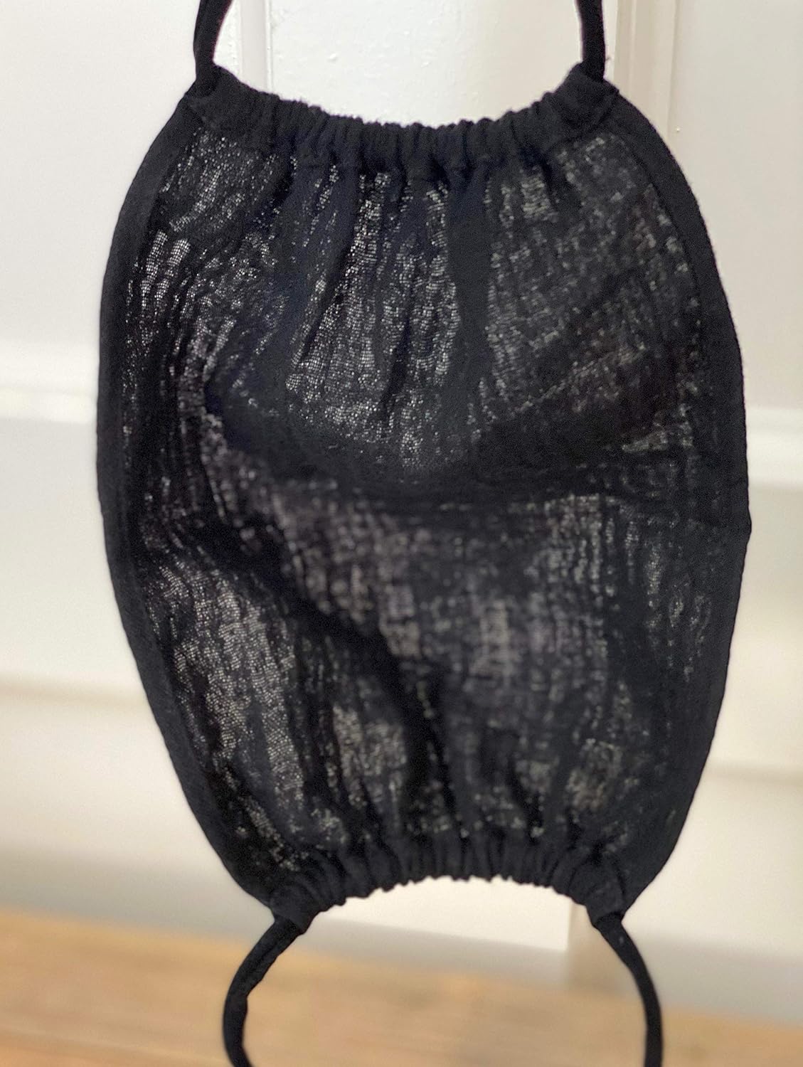 Kids Mask, Breathable, Single Layer, Cotton, Lightweight, Washable, Adjustable and Reversible (Black)