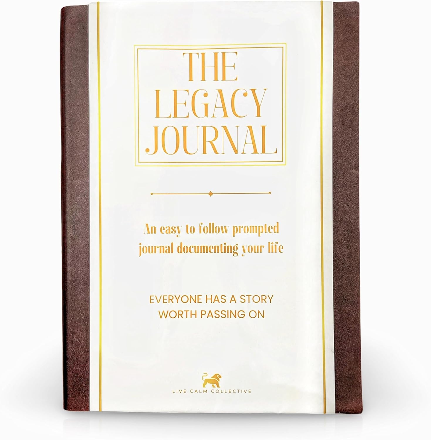 Calm Collective Genuine Leather Legacy Journal | Preserve your Life Story, Celebration of Life, & Memory Keepsake for Grandparents, Mom, Dad - Image 9