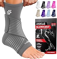 Vista 20 de Tobillera Sleeve Stars para mujeres y hombres, vendaje de tobillo para esguince de tobillo, manga de compresión para alivio de la fascitis plantar