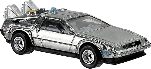 Miniatura 3 de Hot Wheels Retro Entertainment Diecast Back To The Future Time Machine Vehículo