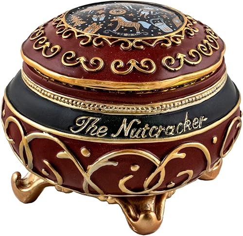 Miniatura 4 de The San Francisco Music Box Company Caja de baratijas musical de cascanueces