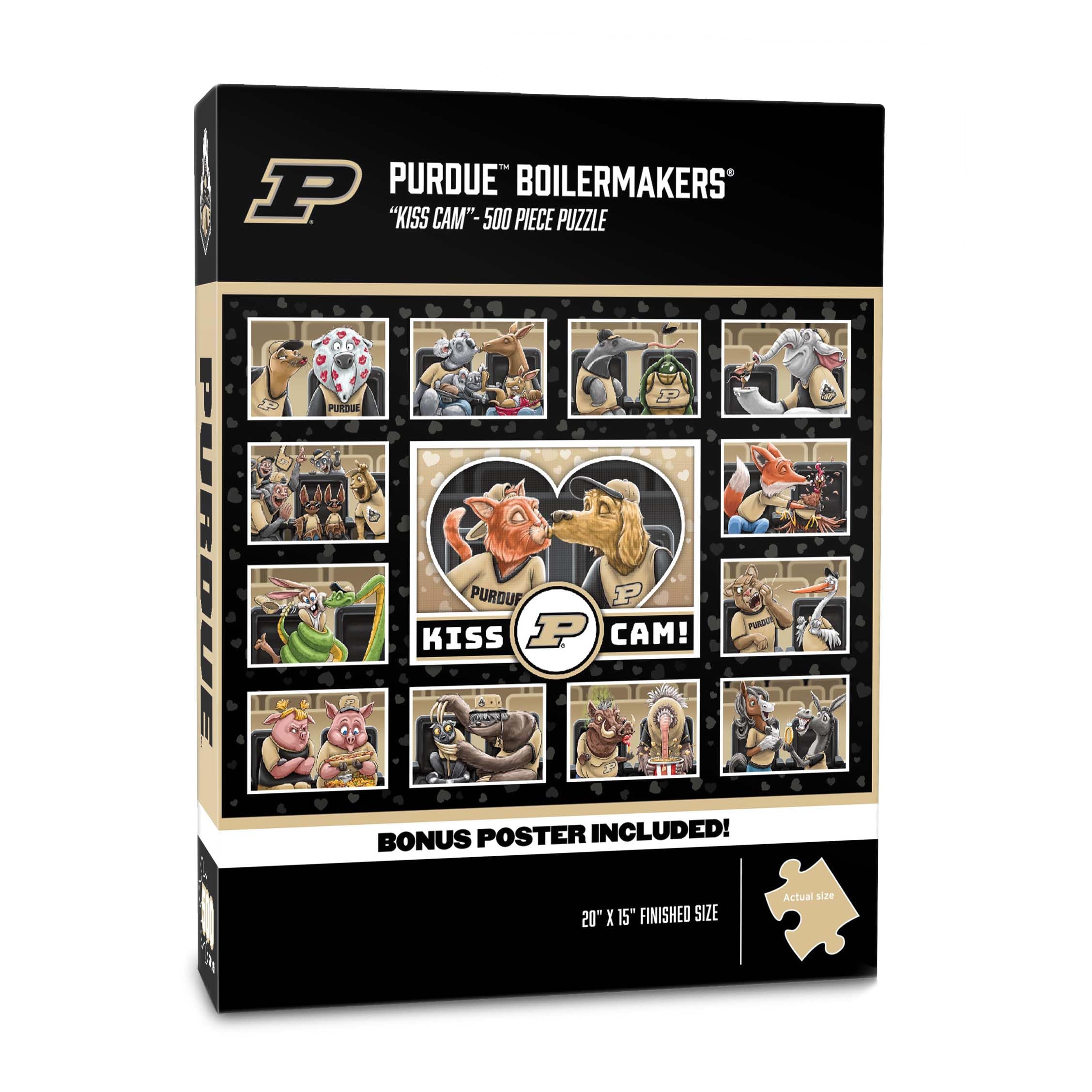 YouTheFan NCAA Purdue Boilermakers “Kiss Cam” 500 Puzzle