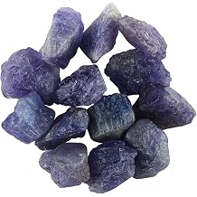 CRYSTALIS 100cts, Size 8-12mm, Natural Tanzanite Rough, Tiny Loose Gemstone, Wholesale Bulk, Jewelry Making Supply, Chakra & Healing Raw Stones, Wire Wrapping, DIY, Gem Collection