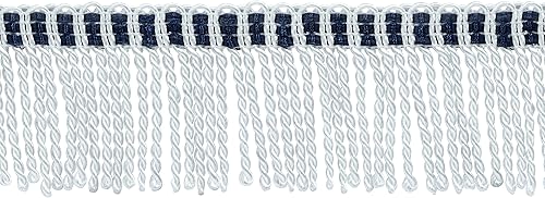 Miniatura 3 de Paquete económico de 10 yardas  2 pulgadas de largo bandera dorada delgada flequillo  estilo # BFT2, color caléndulas  FG (30 pies  29.9ft)