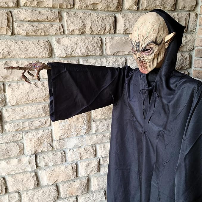 Mascarilla de Zombi Realista para Halloween para Hombre y Mujer miniatura 5