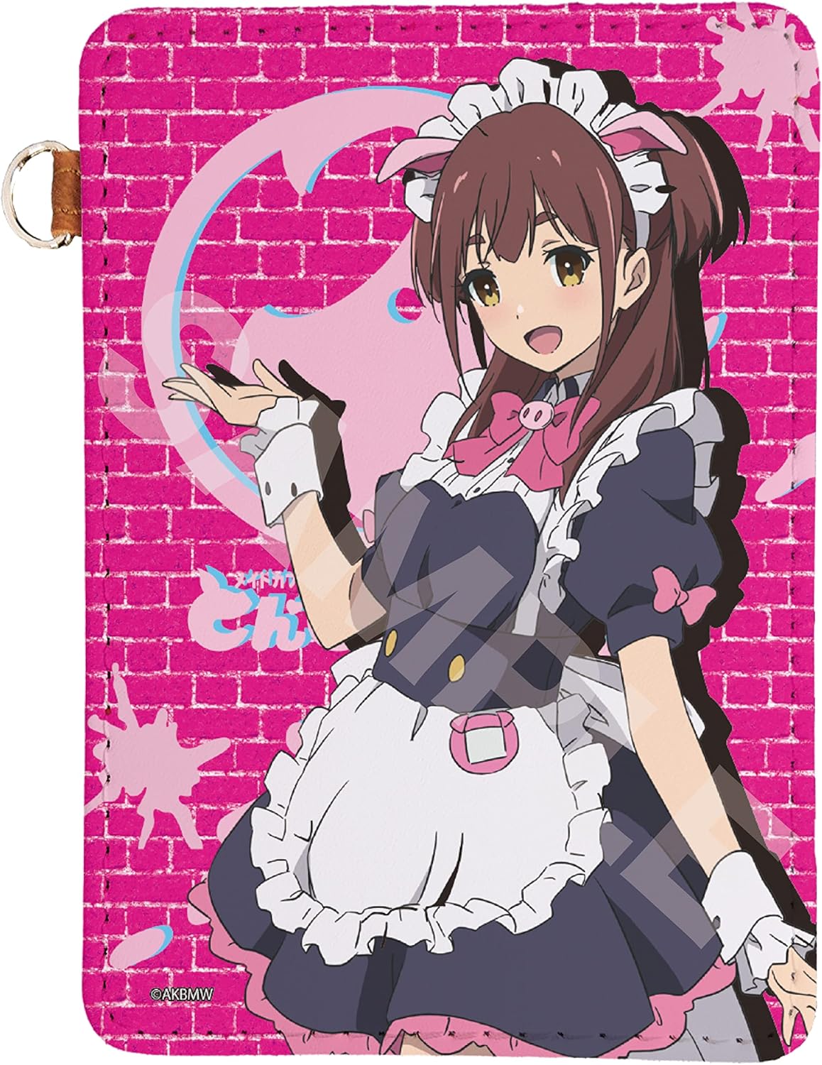 Akiba Meitou War 01 Nagomi Leather Pass Case