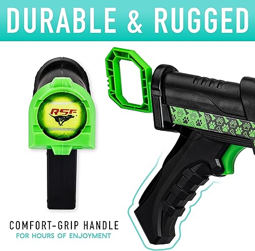 Vista 3 de Franklin Pet Supply Co. - Mini lanzador de pelotas de tenis para perros, mini cañón lanzador de pelotas de tenis para perros y juegos activos