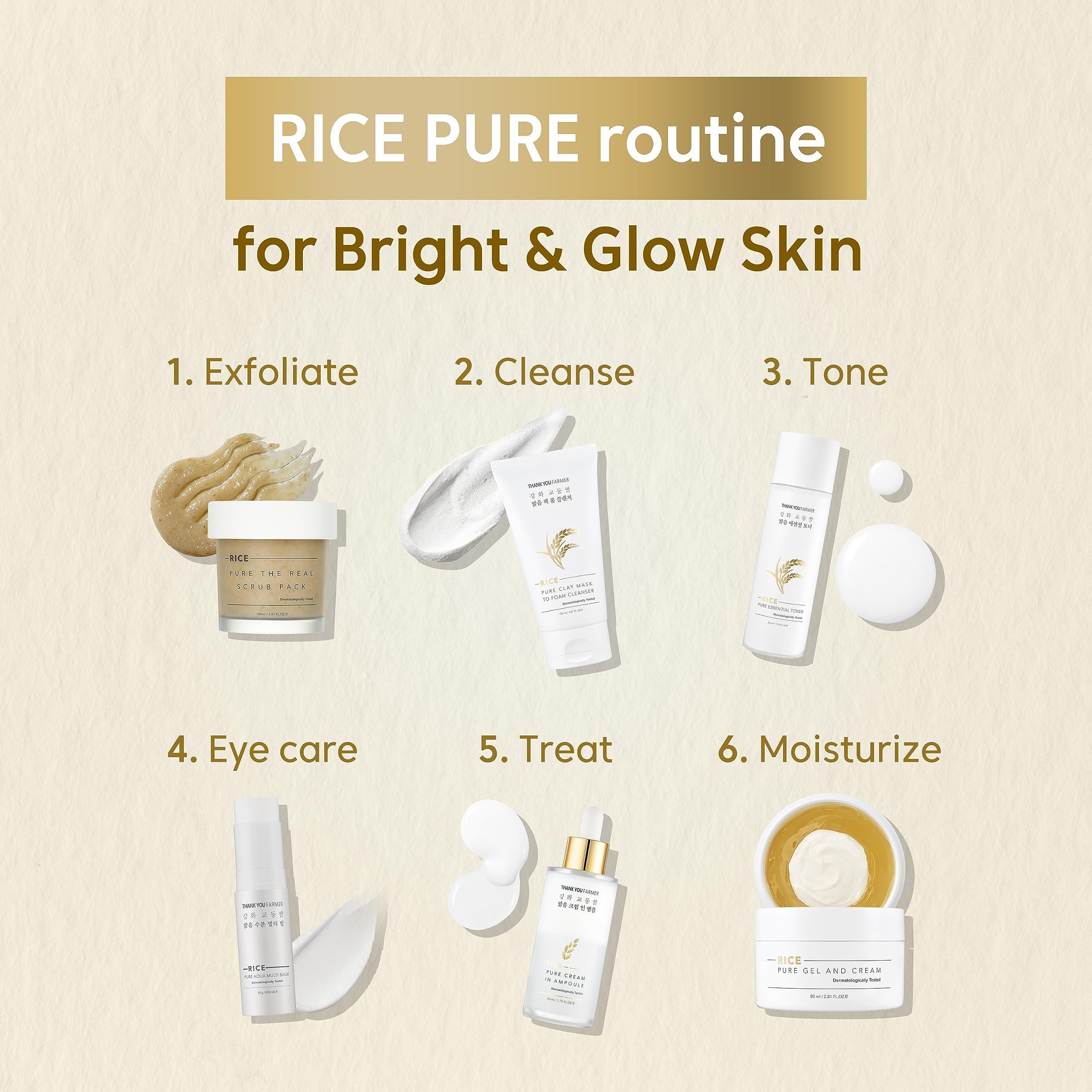 THANKYOU FARMER Rice Pure [Essential Toner + The Real Scrub Pack] Bundle