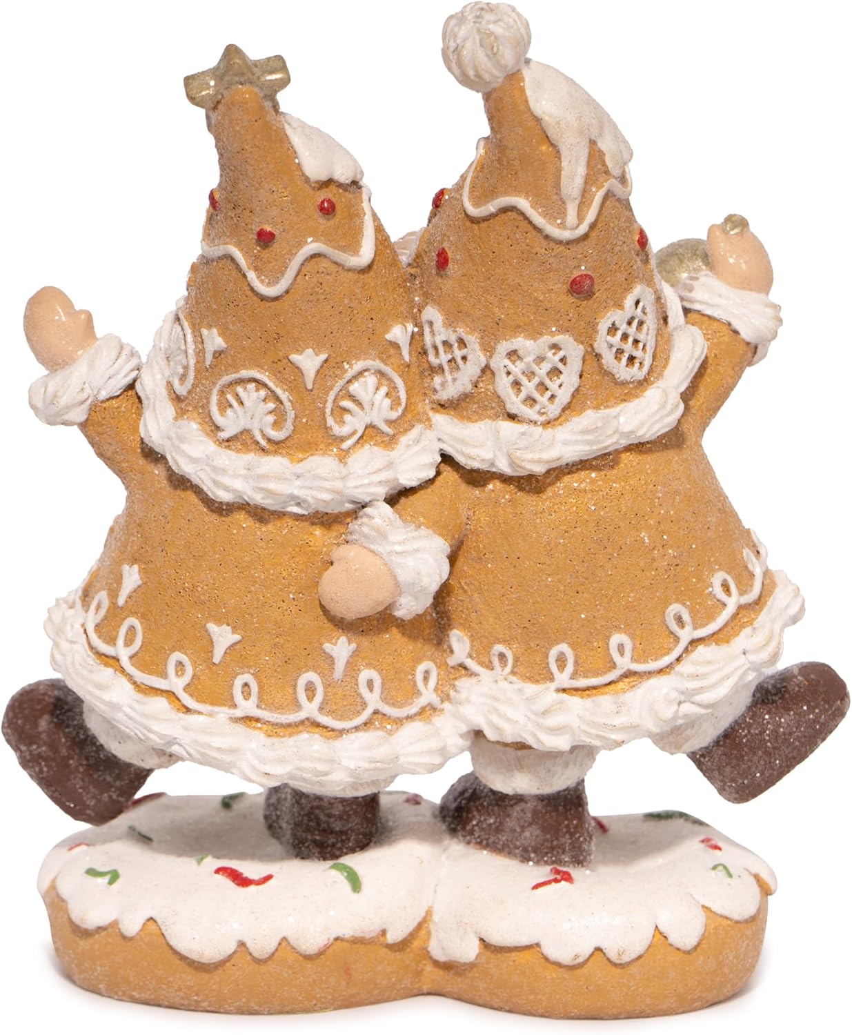 Hodao Gingerbread Man Gnome Decorations - Handmade Swedish Tomte Figurines for Home Decor, Winter New Year Gifts (1pcs Brown) - Image 6