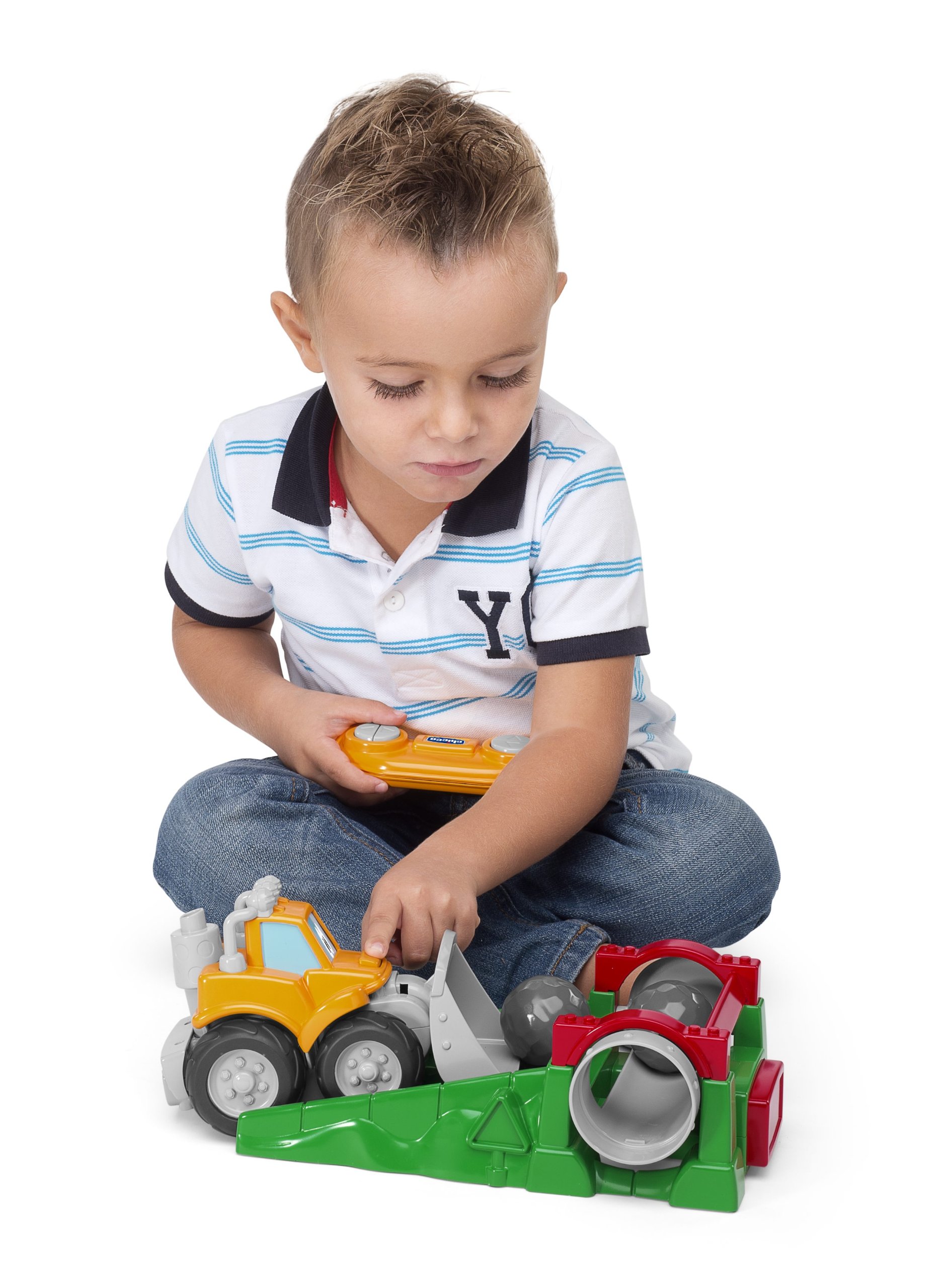 Chicco 52320 - Gioco Radiocomandato Ruspa Playset Rocky Dozer New