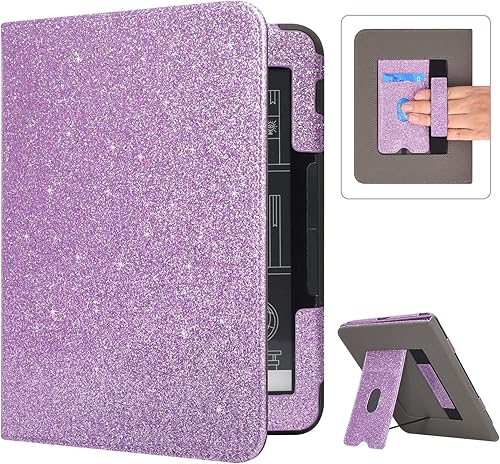 Caweet Funda para Nook GlowLight 4 Plus de 7.8 pulgadas versión 2023, funda protectora plegable de piel sintética de alta calidad con ranura para