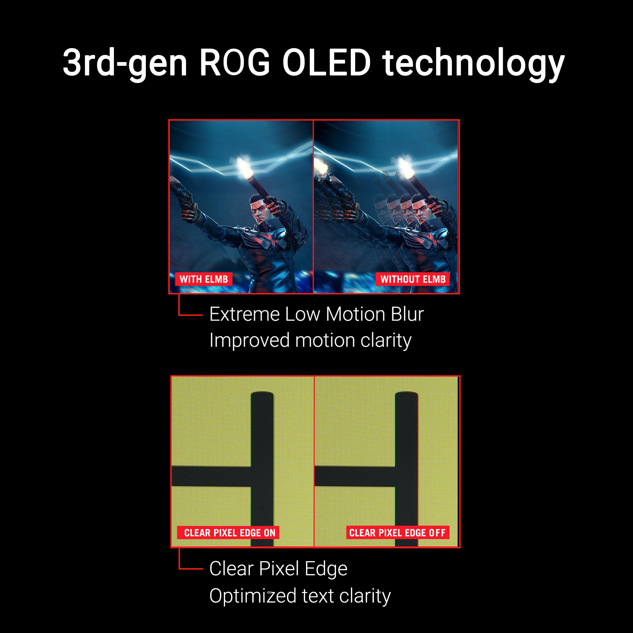 ASUS ROG Strix 27” OLED Gaming Monitor (XG27AQDMGR) - 27-inch (26.5-inch viewable) 1440p TrueBlack Glossy, 240 Hz, Neo Proximity Sensor, OLED Care Pro, ELMB, DisplayWidget Center - 5