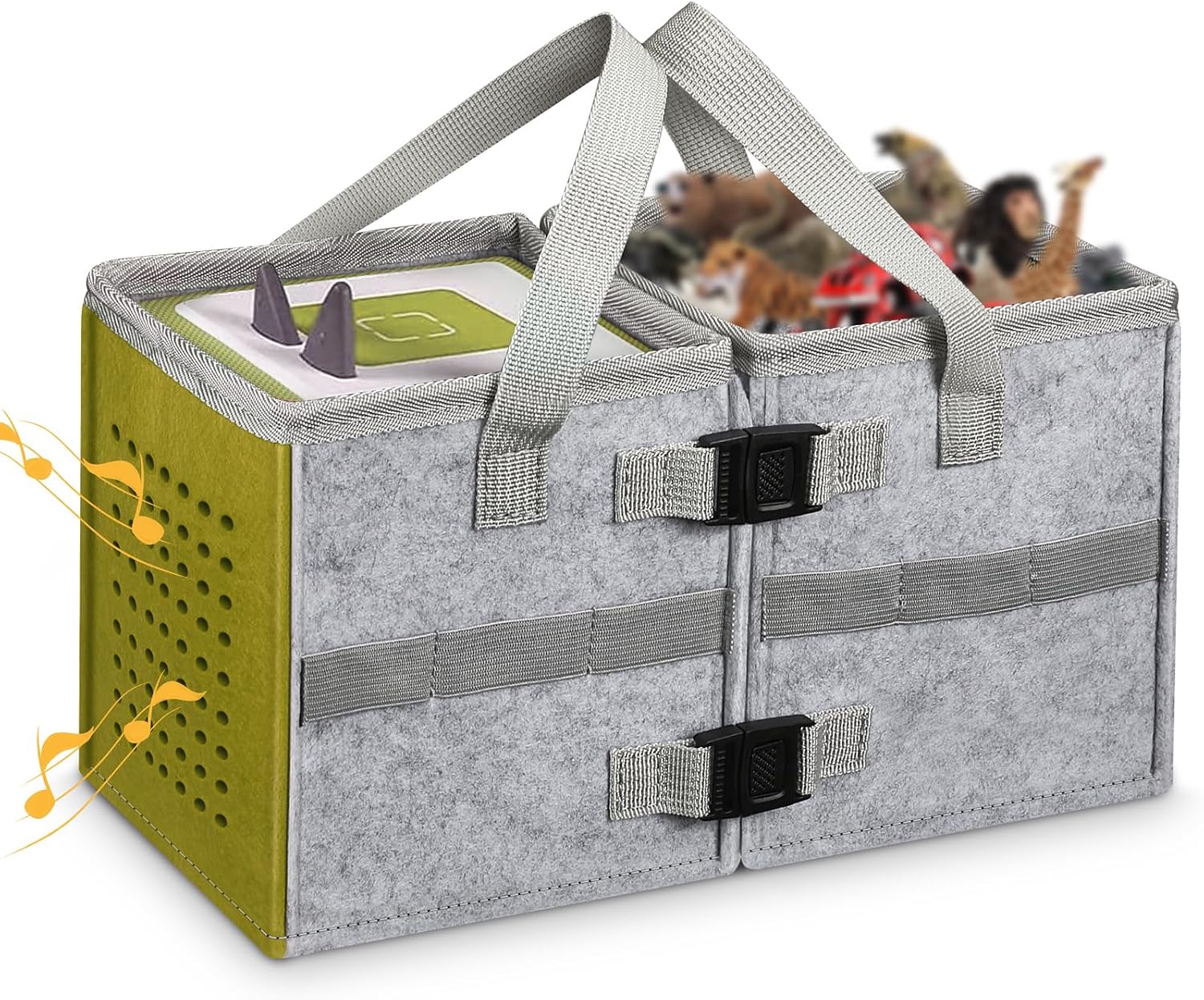 Carrying Case for Toniebox 2 & 1 Starter Set, Green