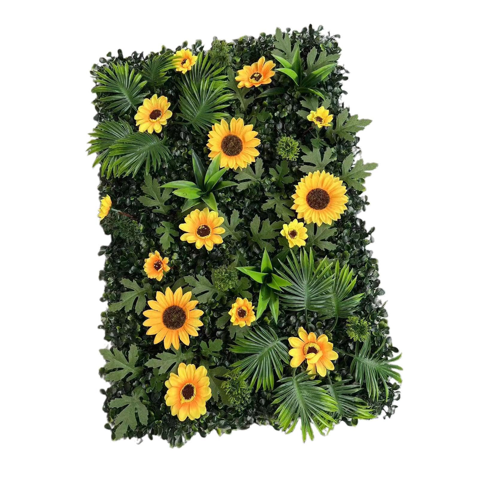 IOIUSKKU Pannello da parete con fiori artificiali di qualità, affidabile, per esterni, bellissimo decoro per sfondi di eventi, feste e matrimoni, pannello da