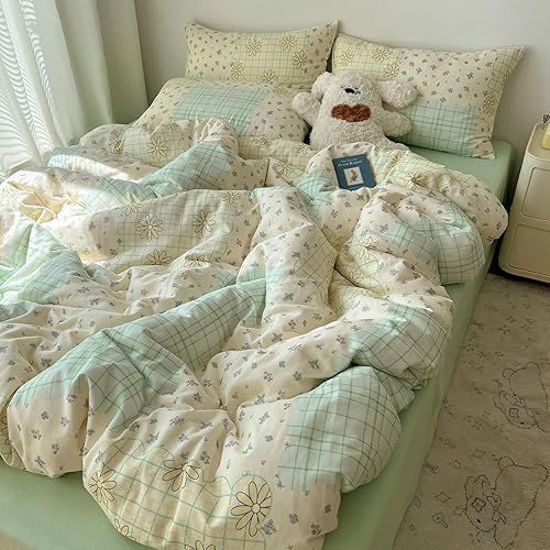 Vista 23 de Linda funda de edredón de fresa, tamaño individual XL, suave, 100% algodón, juego de ropa de cama de fresa rosa, ligero, funda de edredón para niños