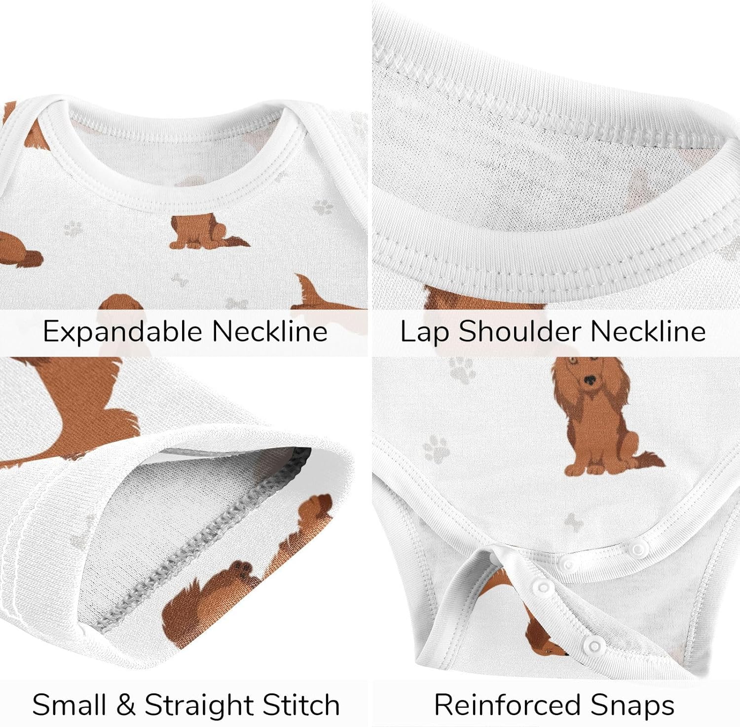 Baby Clothes Set Infant Bodysuits Pants Sets 0-24M For Boys Girls - Image 4