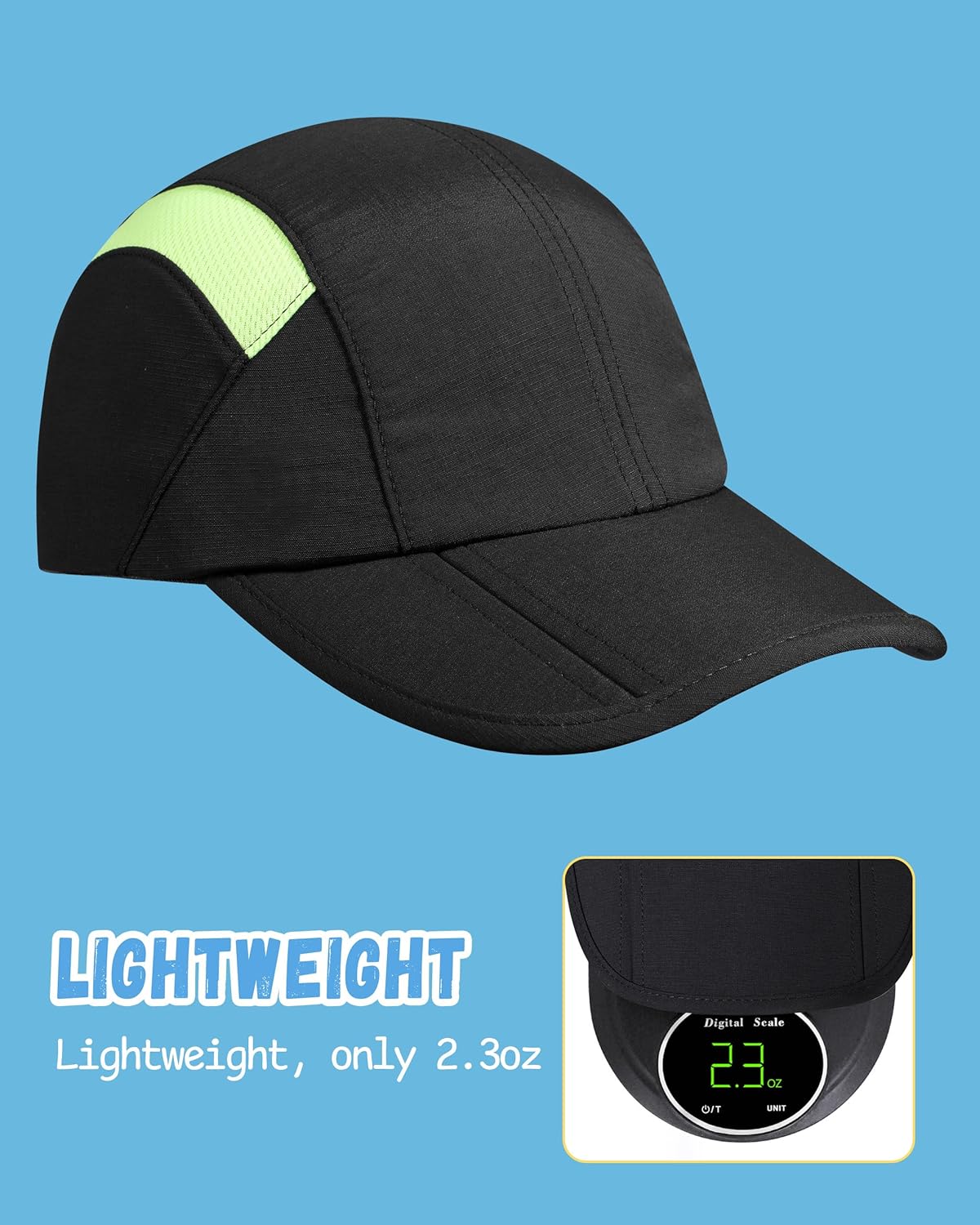 GADIEMKENSD Kids Hat, Foldable Toddler Baseball Cap, UPF50+ Sun Protection, Lightweight Breathable Hats for Boys Girls 2-9Y - Image 8