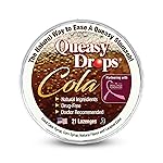 Three Lollies Queasy Drops - Cola Flavor - Relief from Nausea & Travel Sickness, Soothes a Dry Mouth & Settles Stomach - Natural Ingredients - 21 ct