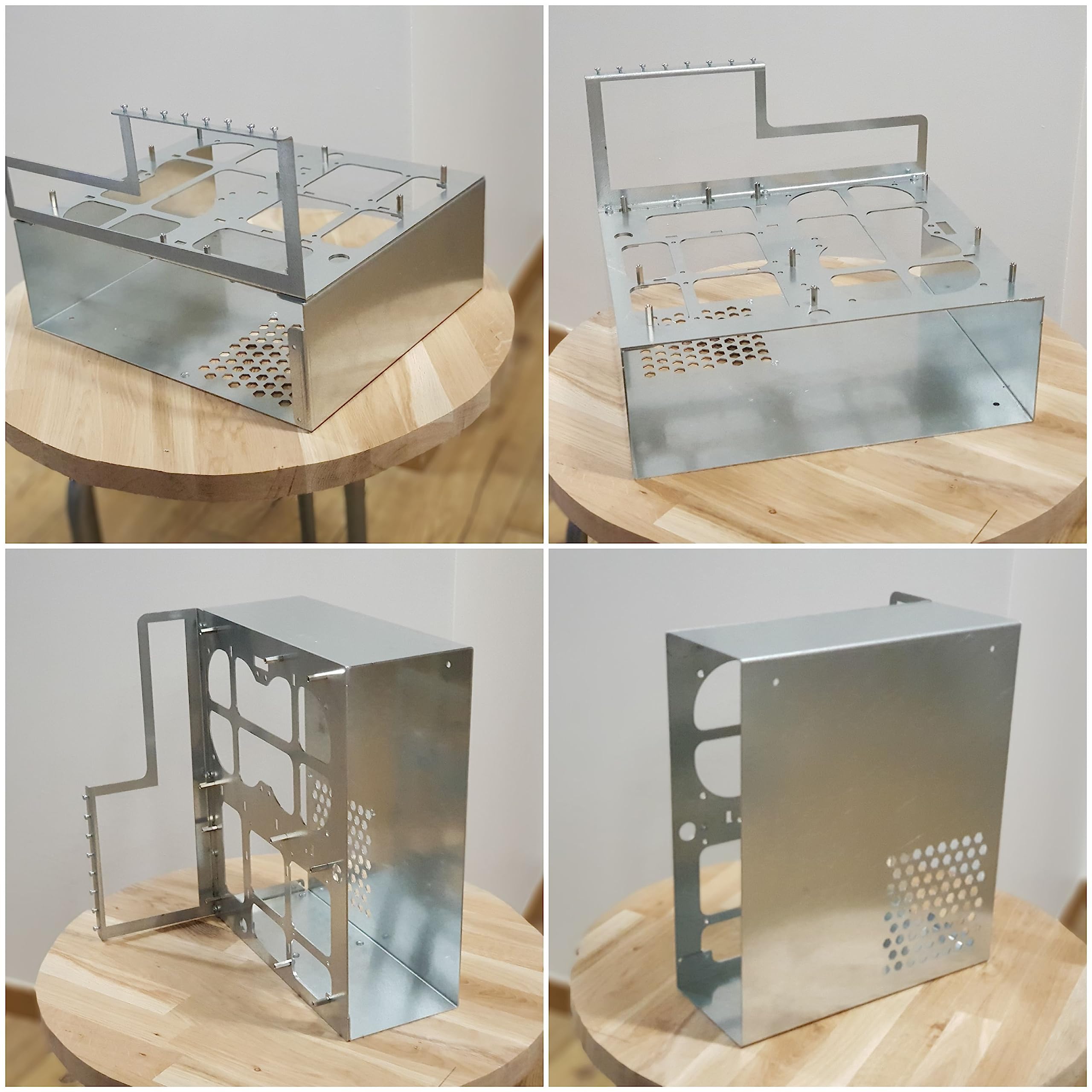 P-CASE 1 ATX RAW/Alloggiamento aperto per PC/banco di prova/test Bench/Open PC case