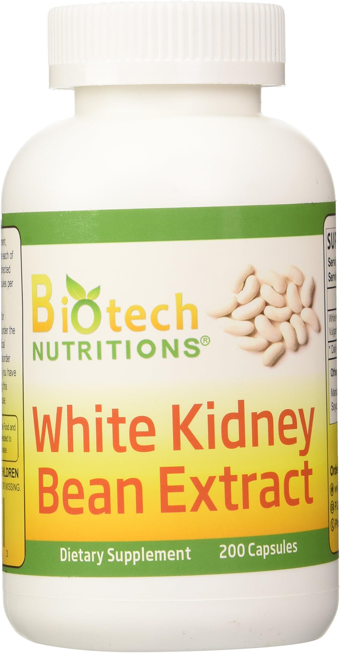 White Kidney Bean Extract, 200 Count