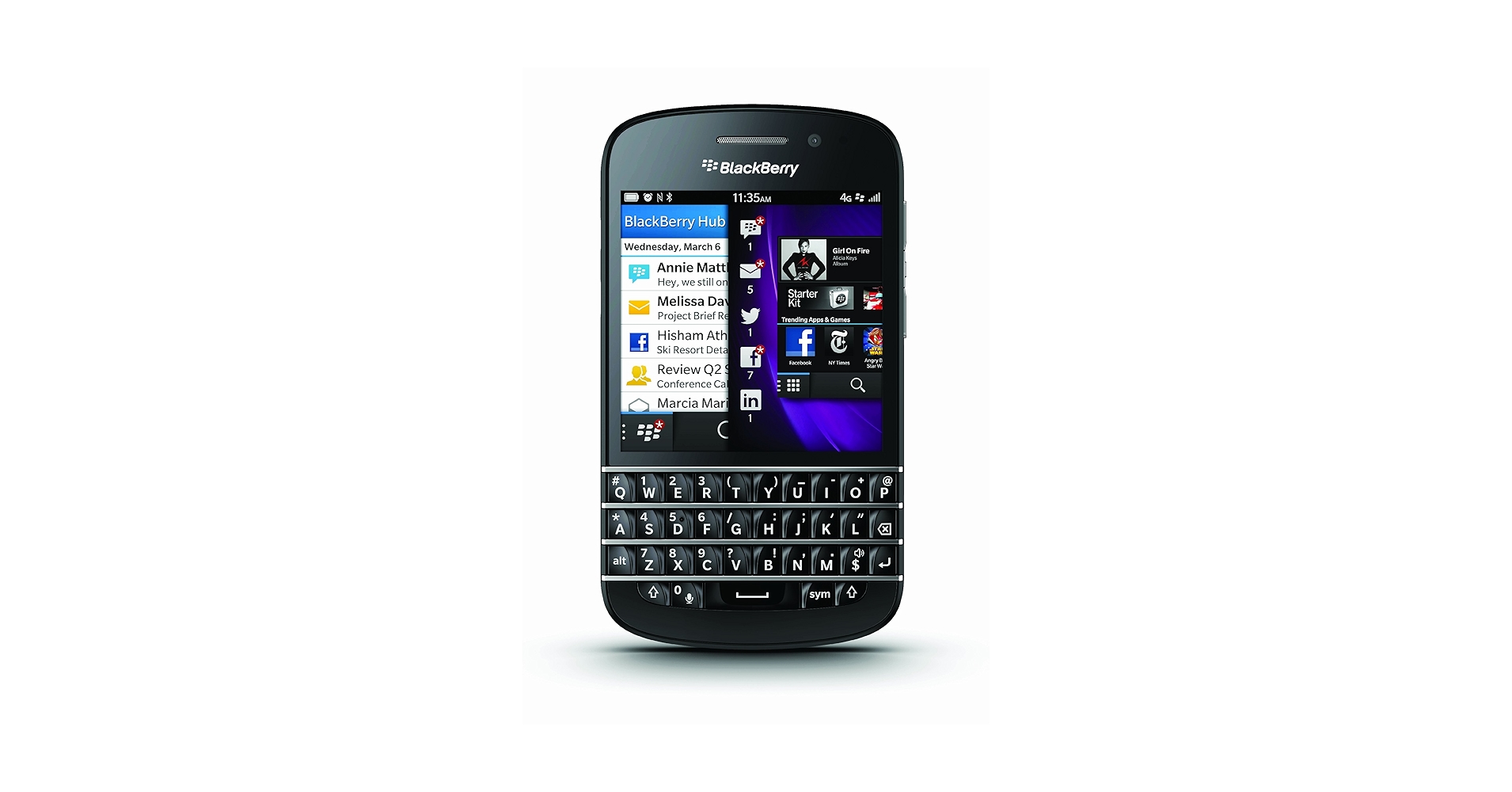 BlackBerry Q10 SIMフリー BlackBerry Q10 simﾌﾘｰ RFN81UW 販売