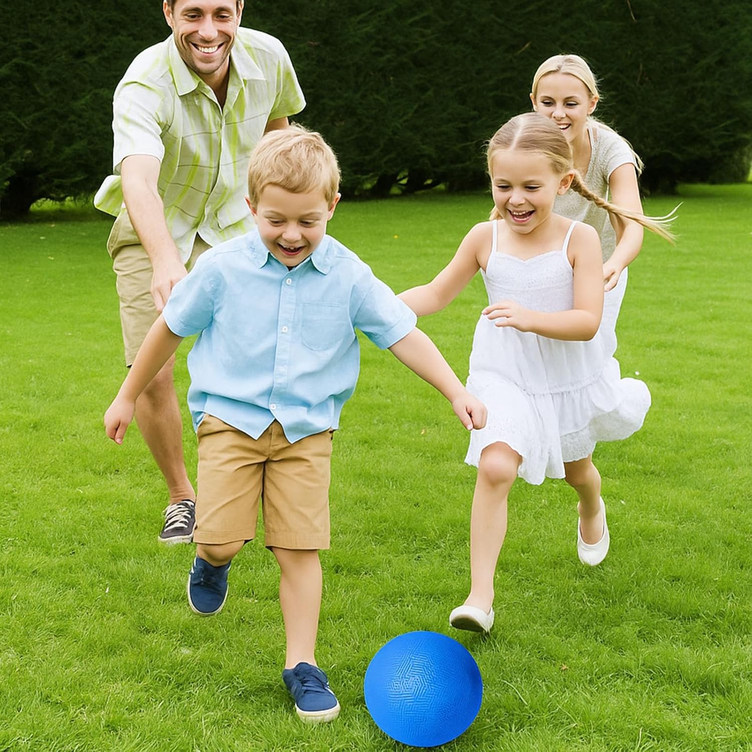 Shindel 6PCS Playground Ball with Air Pump, 5inch Inflatable Dodge Ball for Kids Indoor Outdoor - Image 2