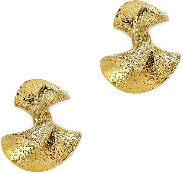 2025 Vintage Gold Color Flower Big Earrings For Women, Fashion Floral Statement Earrings, Jewelry Gift Wholesale from Charm - price 35.93