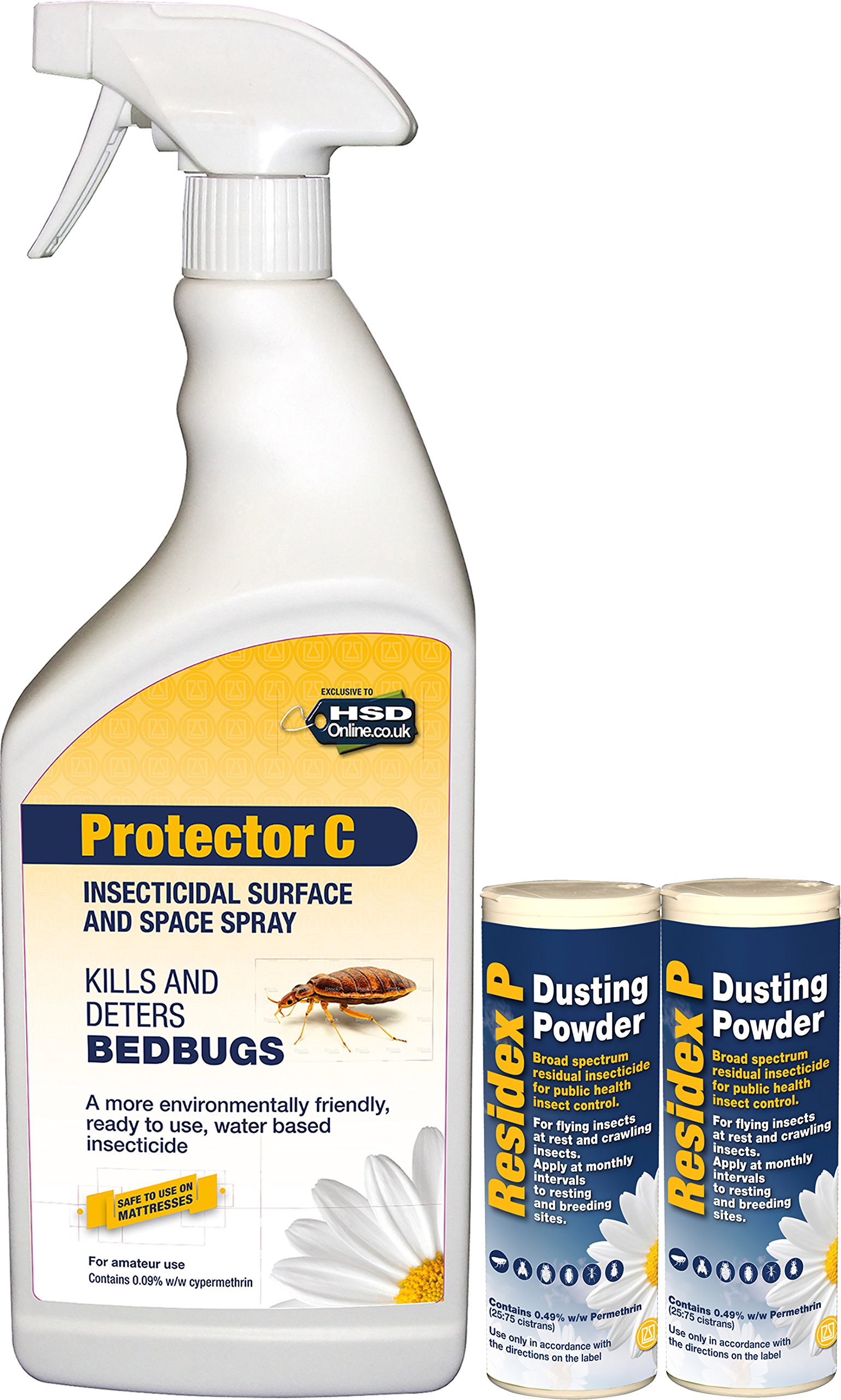 Buy AGROPHARM 1 Litre Bed Bug Killer Spray and Bed Bug Powder Kit