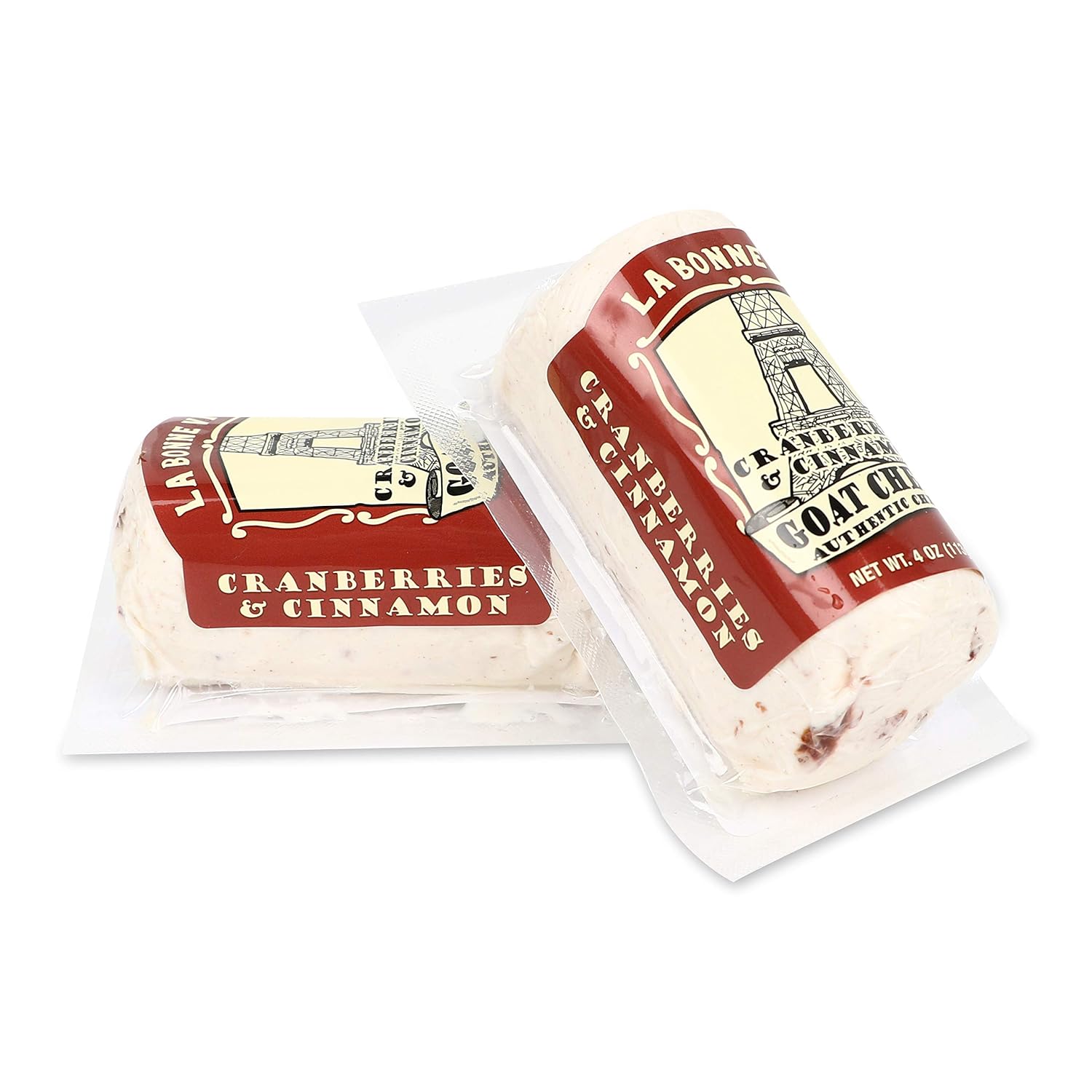 La Bonne Vie Goat Cheese with Cranberry and Cinnamon, 4 oz