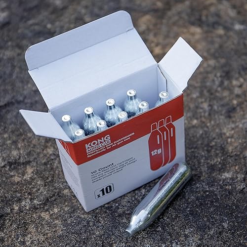 Miniatura 7 de Cartuchos de CO2 de 8 gramos / 12 gramos, sin rosca, cartuchos de cilindro de CO2 de alta calidad para pistolas de paintball, pistolas