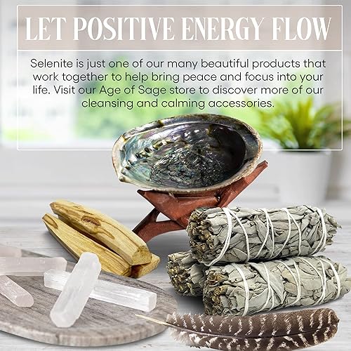 Miniatura 7 de Varitas de cristal de selenita  Varitas de selenita para reiki y energía metafísica, cristales de protección para calma y enfoque, juego de 20