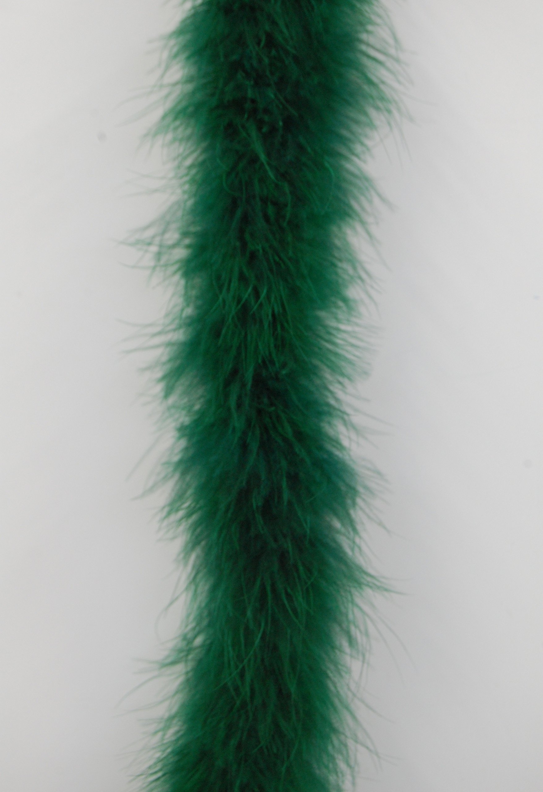 feather boa Marabou 2 Yards Long (72") 22 Grams - Hunter Green, Hunter Green, 2 Yards