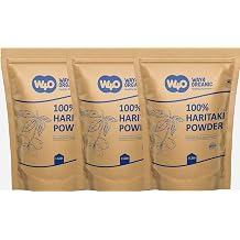 Haritaki Powder 48 Ounces 3 Pounds, Pack of 3, Terminalia Chebula Kadukkai, Best Detoxification - Way4Organic