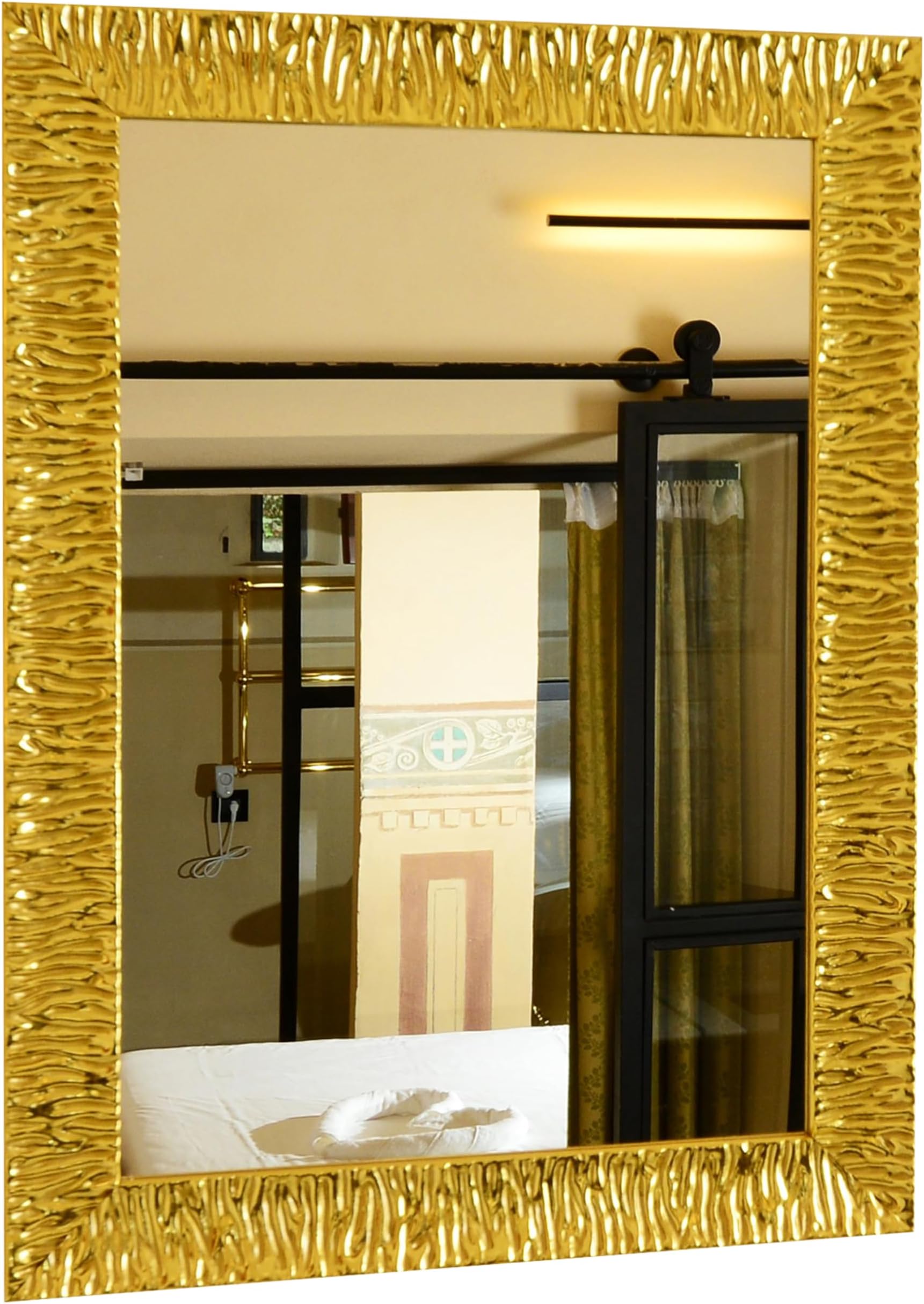 Chic Antique Spiegel Drehbar Gold 144 Cm