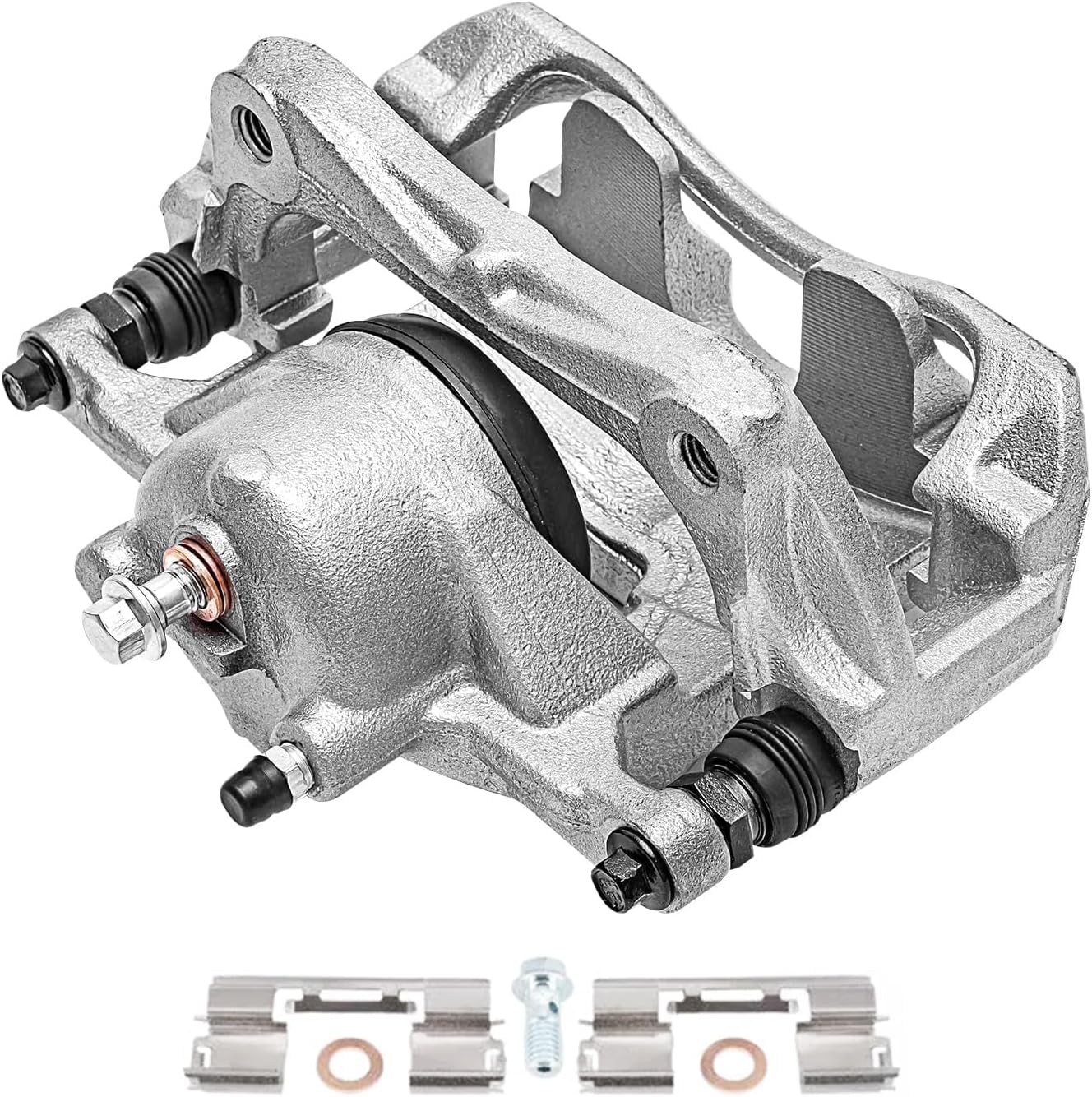 Detroit Axle - 2pc Front Brake Calipers for 2011-2015 Chevrolet Cruze 2012-2017 Sonic Disc Brake Calipers with Brackets 2012 2013 2014 Replacement Brake Calipers Assembly