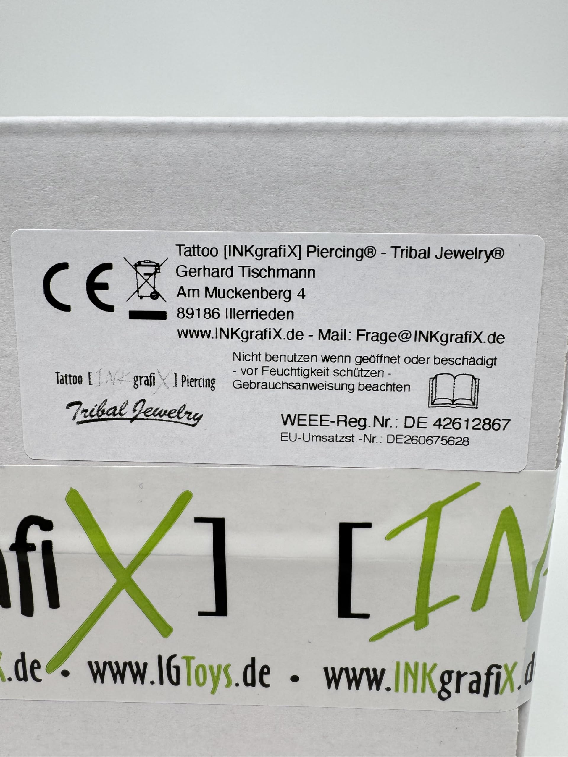 AlOE – TATTOO diluire colore 250 ml – INKgrafiX® Germania – Professionale – IG53091 – Witch Hazel diluente vegano