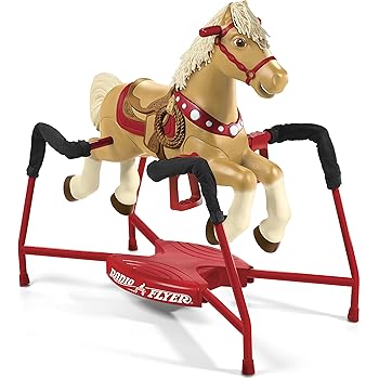 radio flyer freckles interactive rocking horse