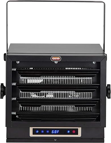 Miniatura 3 de Dyna-Glo EG7500DH - Calentador eléctrico de garaje de doble calor, 7500 W, color negro
