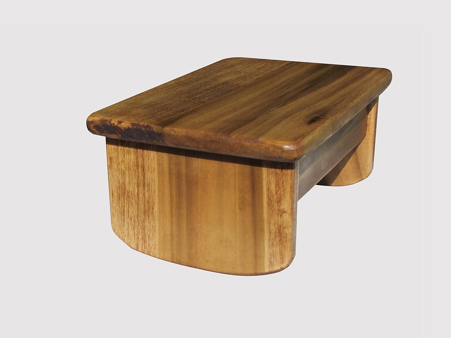 Rocking Foot Stool 6 1/2" Tall Maple Stain (Made in The USA)