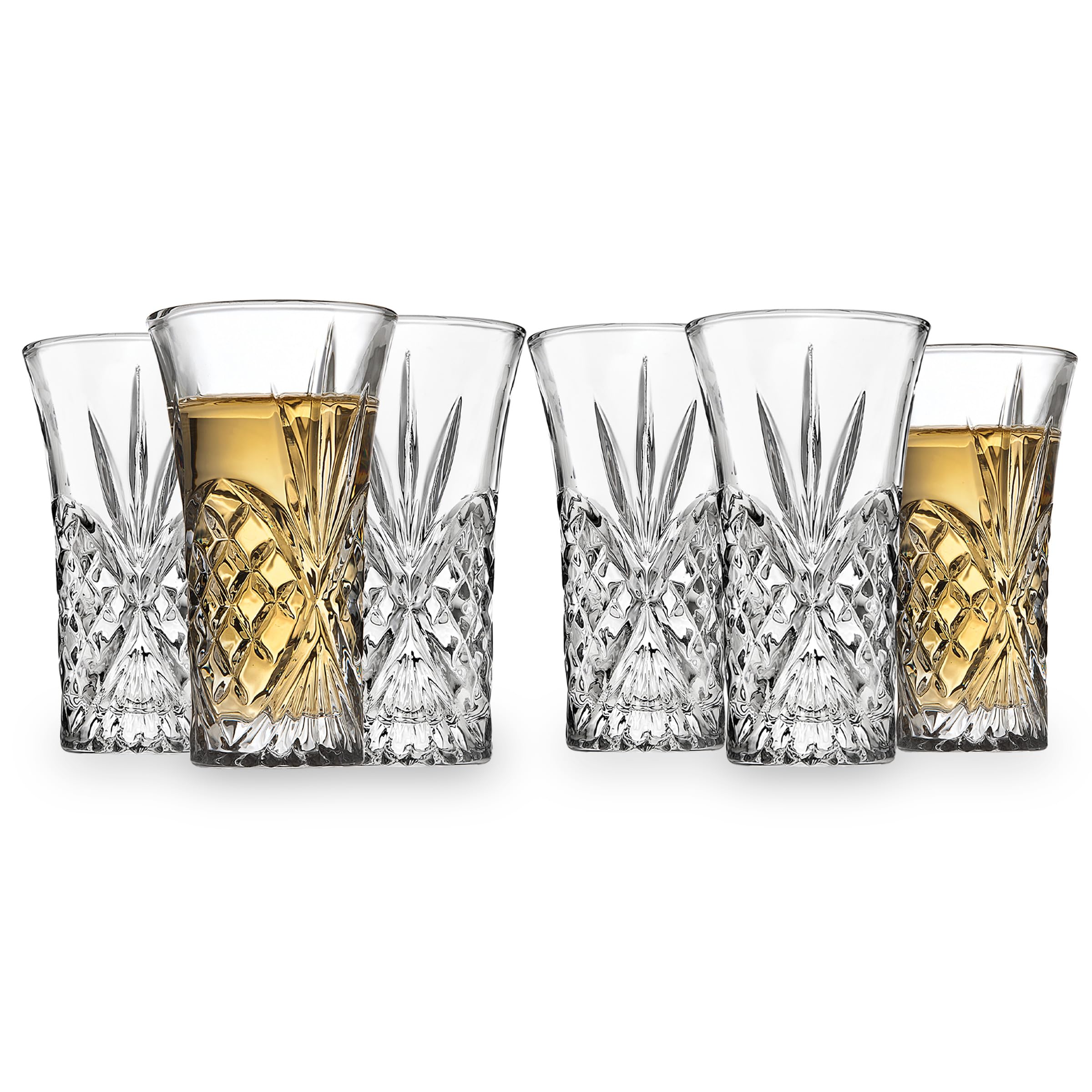 Shot Glasses, Shot Drinking Glasses, Glass Shooters, Set of 6