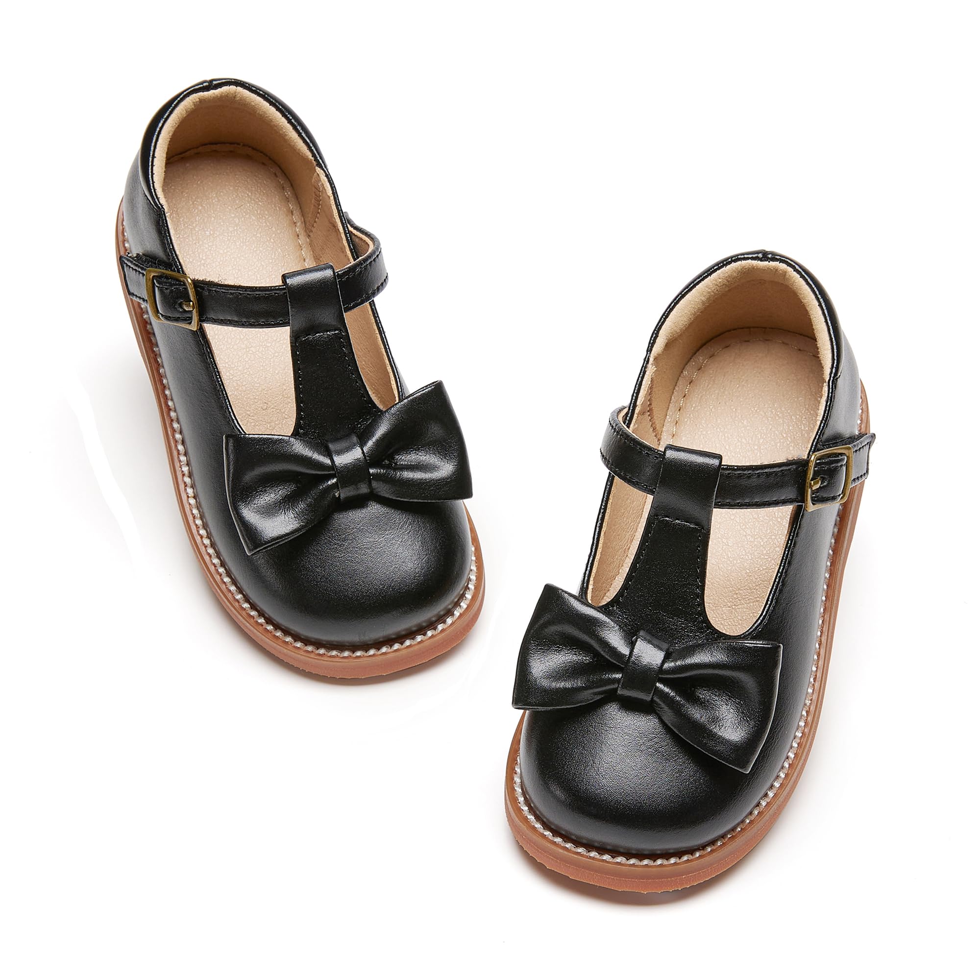 Otter MOMO Toddler Little Girls Oxford Mary Jane School Uniform Dress Shoes
