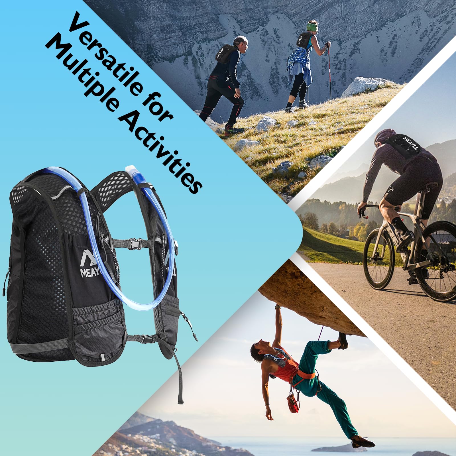 Gilet de Course Respirant et Bien ajusté pour Les Performances Sportives et Les Sports de Plein air, Noir