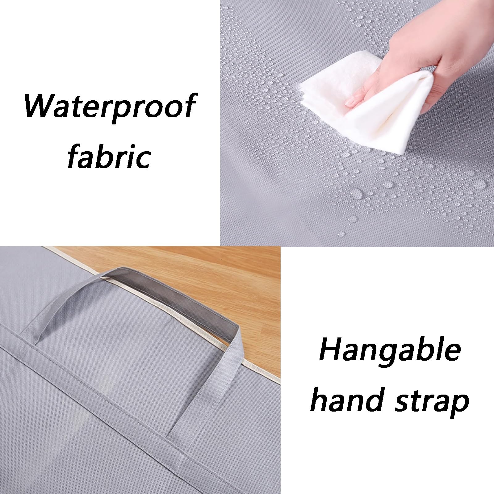 Borsa da viaggio for abiti appesi, copertura for indumenti in tessuto non tessuto con cerniera, for vari, copertura for appendiabiti1(Blue,60 * 130cm)