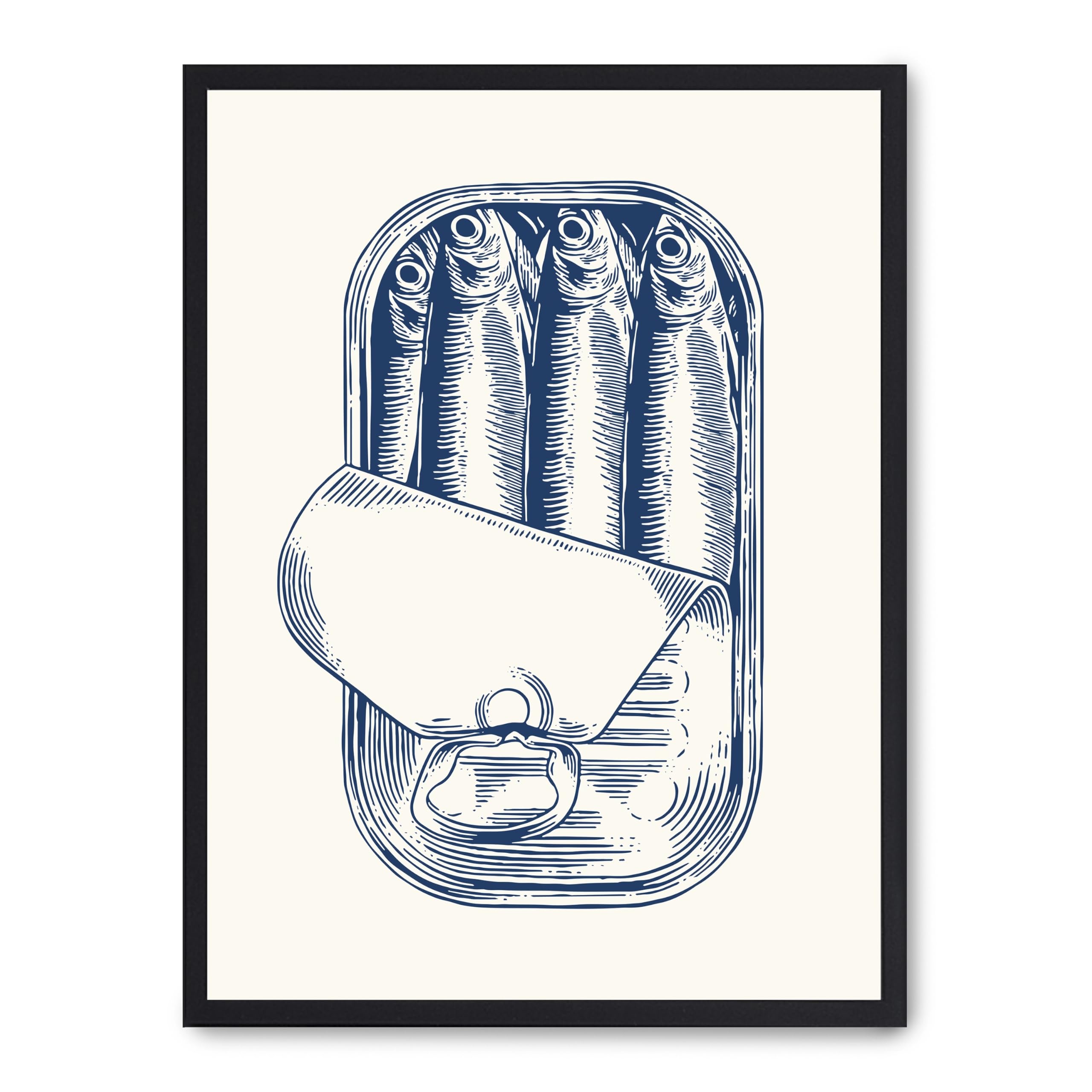 Cuadro sardines FASE5 pour habiller un mur vide sans effort