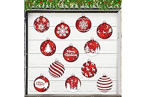 12-Piece Garage Door Christmas Decorations