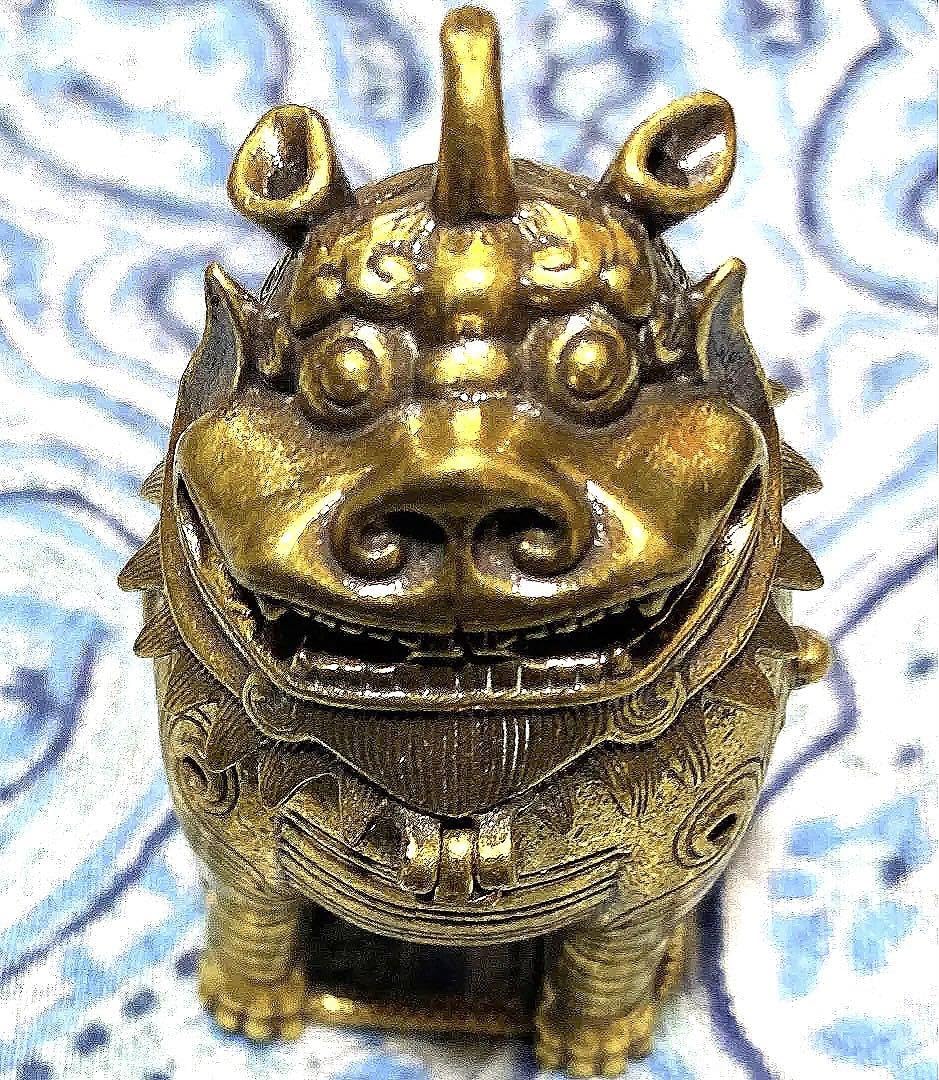 魔除け！開運！金運！結界を張ります！本場チベット金銅製　古代神獣立像　祈祷済み Amazon.co.jp: 魔除け 開運 金運 結界を張ります 本場チベット金
