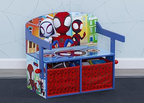 Miniatura 7 de Delta Children - Banco de actividades convertible para niños Nick Jr. PAW Patrol nick jr. paw patrol,Marvel Spidey y sus increíbles amigos
