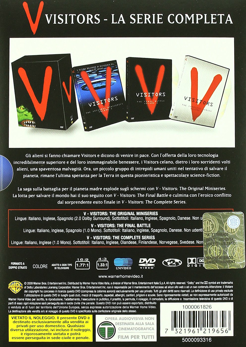 V Visitors La serie completa
